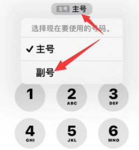 西固苹果14维修店分享iPhone 14 Pro Max使用副卡打电话的方法 